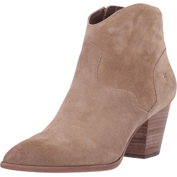 Frye Shoes - FRYE Women’s Beige Reed Ankle Bootie 7.5